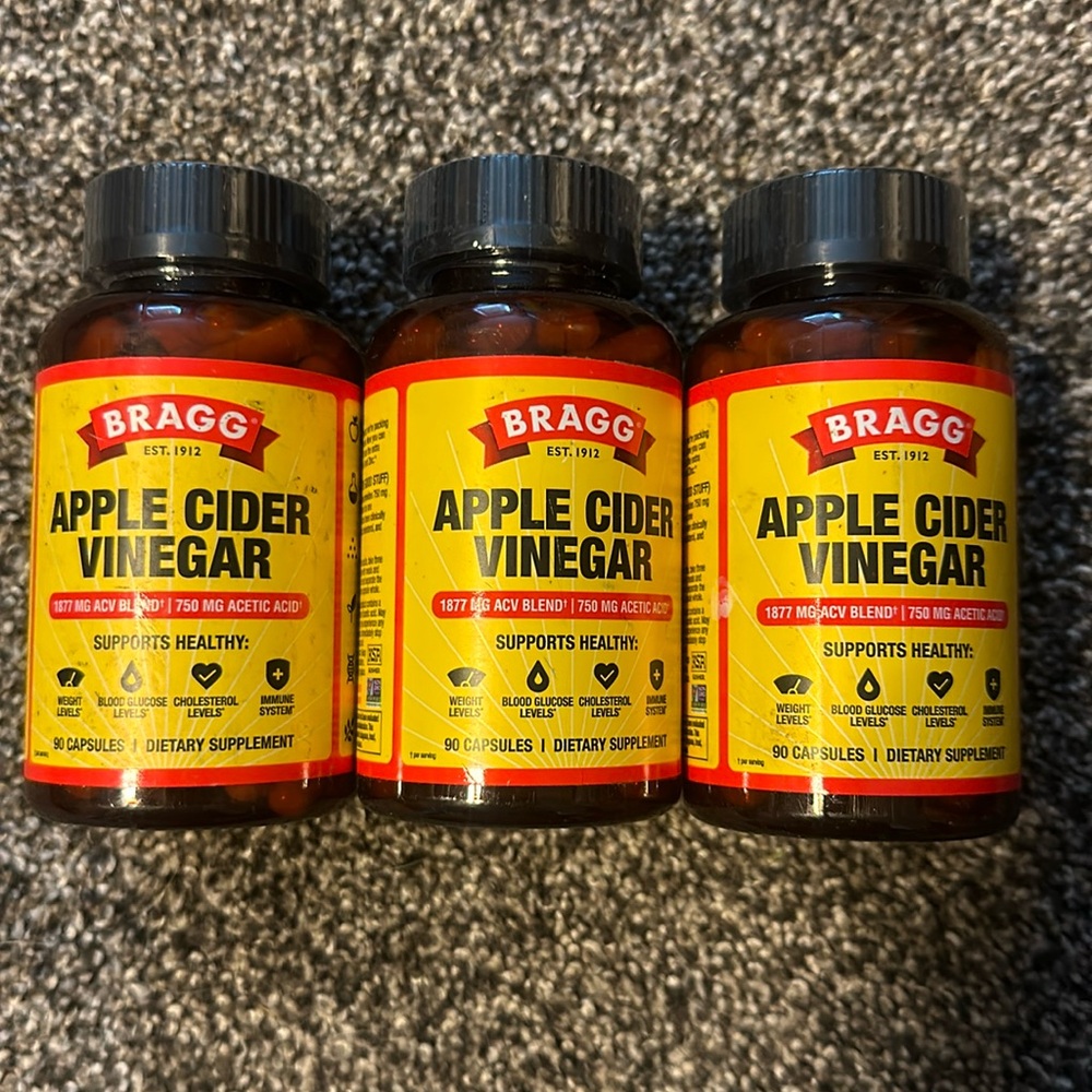 Bragg Apple Cider Vinegar 270 ct. 90 x 3